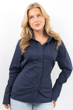 Tailored Stripe Blouse