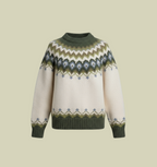 Women’s Nordic Knit Sweater Cozy Winterwear