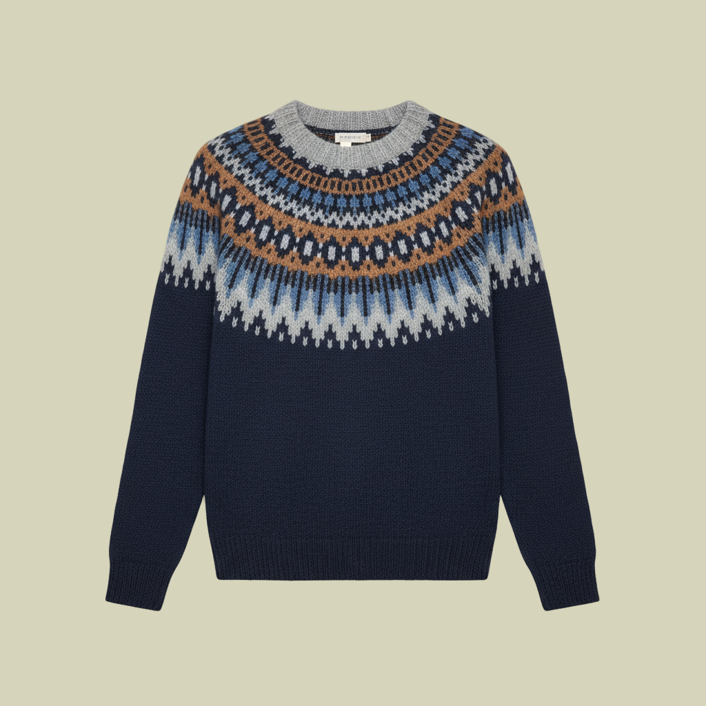 Women’s Nordic Knit Sweater Cozy Winterwear