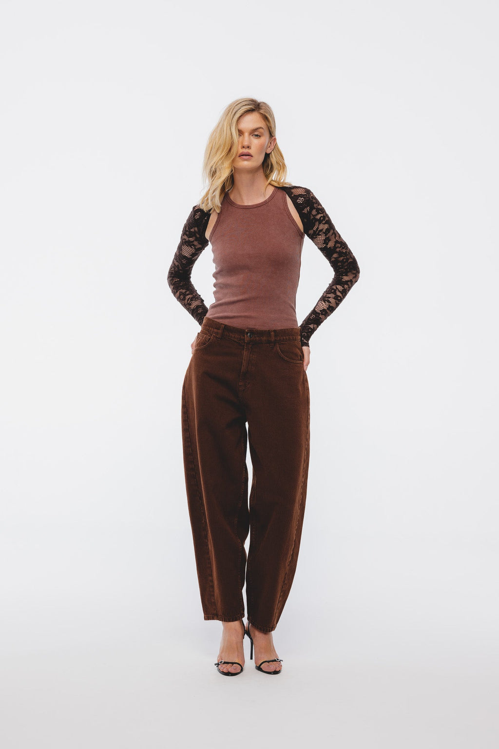 Maison Pants in Praline