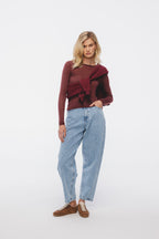 Hortensja Longsleeve in Burgundy