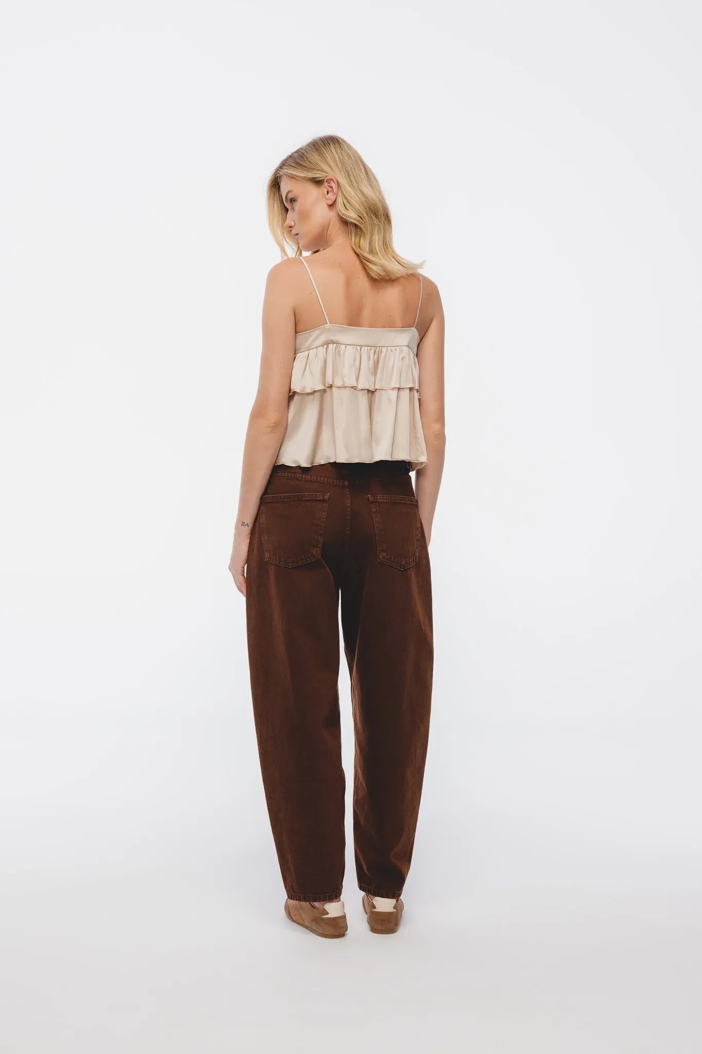 Maison Pants in Praline