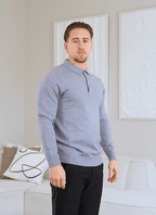 Knit Polo Sweater