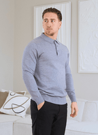 Knit Polo Sweater