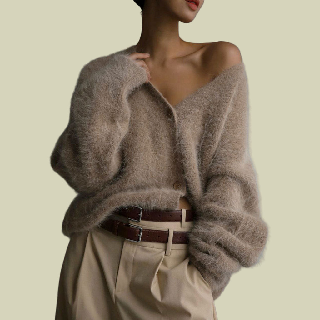 Elegant Loose-Fit Women’s Cardigan – Lightweight & Casual for Fall