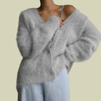 Elegant Loose-Fit Women’s Cardigan – Lightweight & Casual for Fall