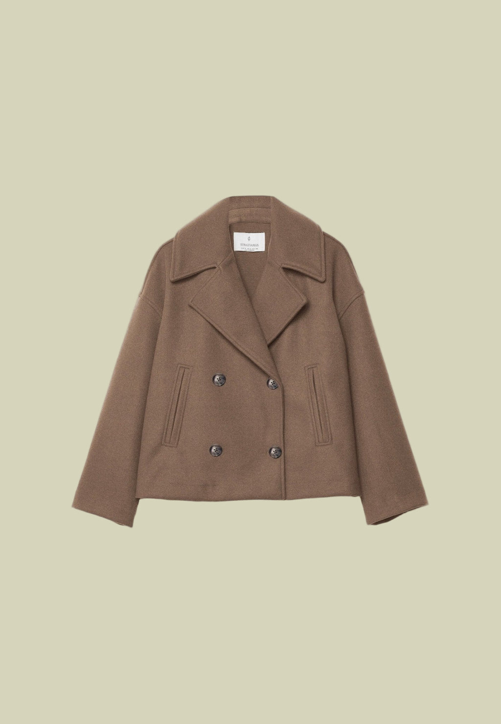 Isabel Buttoned Short Transitional Jacket Stylish & Chic