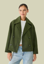Isabel Buttoned Short Transitional Jacket Stylish & Chic