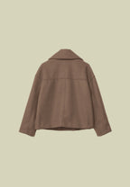 Isabel Buttoned Short Transitional Jacket Stylish & Chic